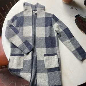 Blue and White Cardigan/Jacket, Size XS